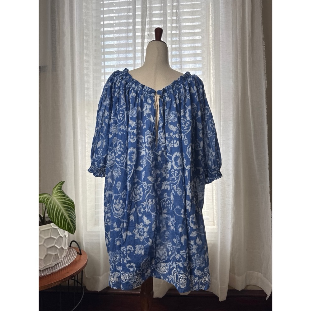 Intimately Free People Nora Nightie Dress Indigo Size Large - Picture 4 of 7